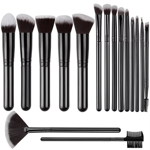 Set pezzi pennelli trucco - set, 16