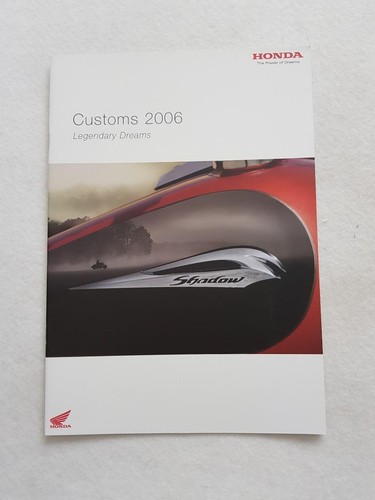 Brochure vendita moto honda - vendita,