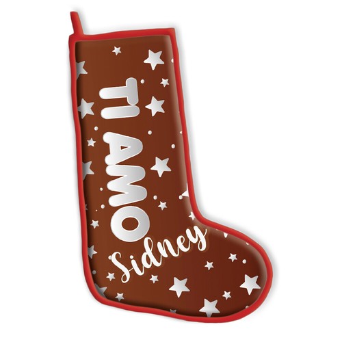 Calza befana amo stelle - calza, ti