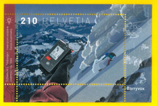 SWISS 2022 Swiss Inventions - Barryvox - Miniature Sheet - Unusual