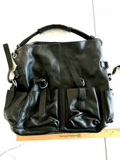 Vera Pelle Black Leather Large