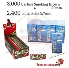 Cartine smoking brown corte - cartine, 50