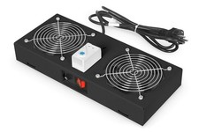 GRUPPO 2 VENTOLE PER ARMADI RACK DIGITUS  INSTALLAZIONE A SOFFITTO