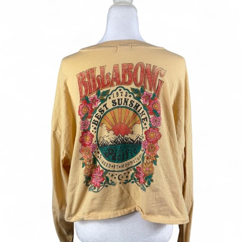 Billabong cropped giallo top - billabong,