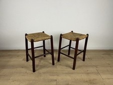 Coppia sgabelli legno ciliegio