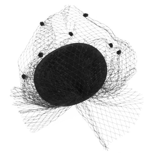 Cappello fascinator nero - , da