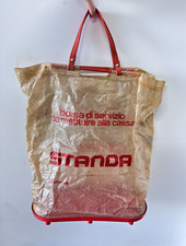 LA STANDA BORSA VINTAGE '' CARRELLO '' PER LA SPESA DI SERVIZIO ANNI 50 60 70