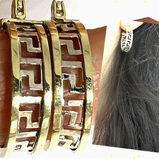 Orecchini a cerchio oro design