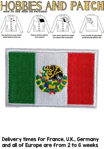 Patch bandiera messico toppa - patch,