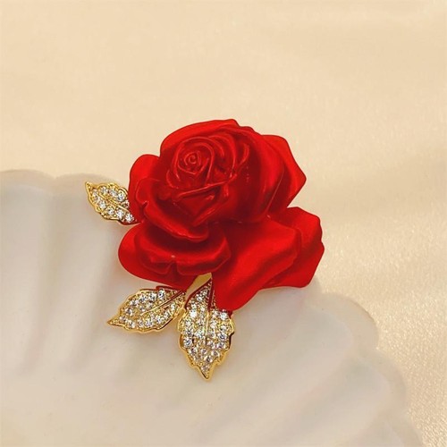 Spilla rosa rossa - , temperamento