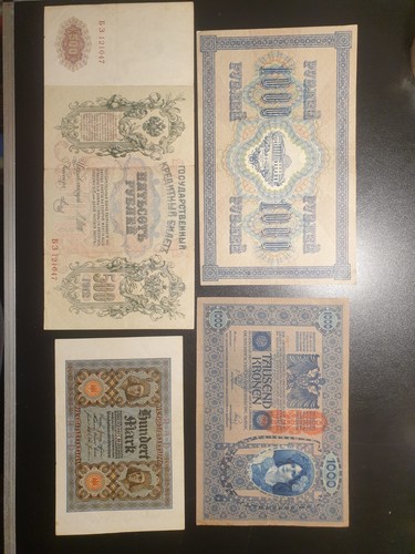 Lotto banconote estere - lotto, 28
