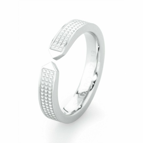 Anello uomo acciaio lavorato - anello,