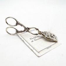 Antica Pinza in Argento massiccio Paletta Per servire Dolci Biscotti Pasticceria