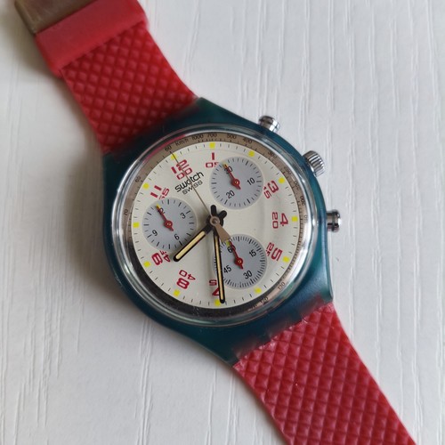 Swatch jfk 1991 cronografo - jfk,