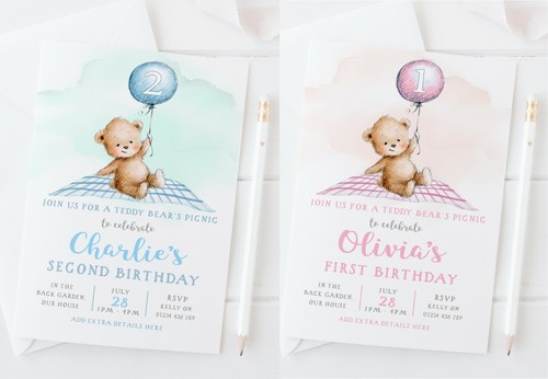 Inviti compleanno orsacchiotto - inviti,