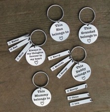 Personalised Keyring TAGS