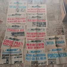 12 GIORNALI MILAN INTER CALCIO LOMBARDO 1969 CALCIO SOCCER