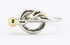 Anello Tiffany & Co. YG/SV 925 misura K 1/2 UK