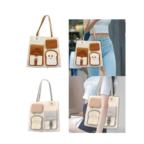 Borsa tote tela - in, donna
