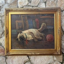 Quadro -Gatto Con Gomitolo-