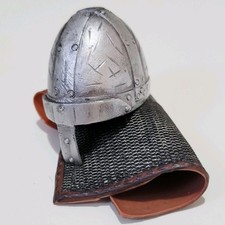 SCALA 1/6 - METALLO - ELMO VICHINGO - MEDIEVALE - 1:6 TH DRAGON DID IGNITE BBI ACI