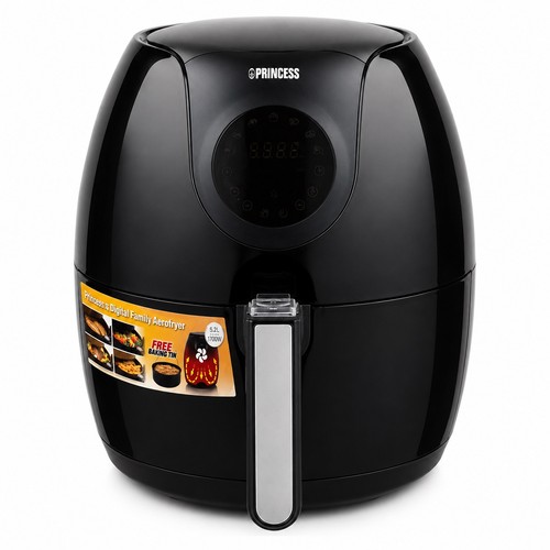 Friggitrice princess nero 2l - nero, 5.2l