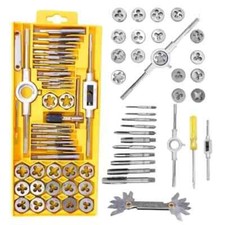 FILIERE MASCHI E FEMMINE KIT 40 PZ FILETTATURA FILIERA ACCIAIO AL CARBONE