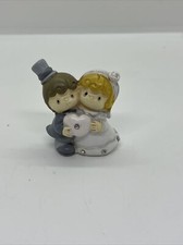 Statuina matrimonio sposo sposa per decorazioni torta tavolo casa evento