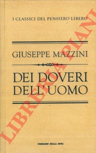 Mazzini giuseppe dei doveri - mazzini,