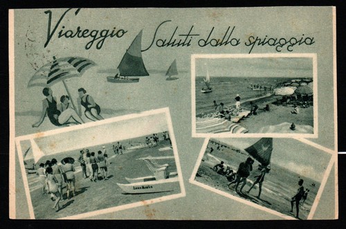 Cartolina viareggio vedute - -,