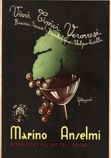 Vini Tipici Veronesi, Marino ANSELMI - Vino, Wine - Pubblicitaria - NV - PU299