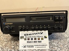 AUTORADIO Blaupunkt Trier SQM 27 + supporto da incasso stereo d'epoca anni 80