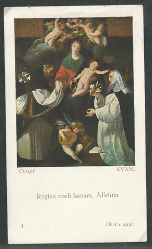 Santino antico madonna - santino, de