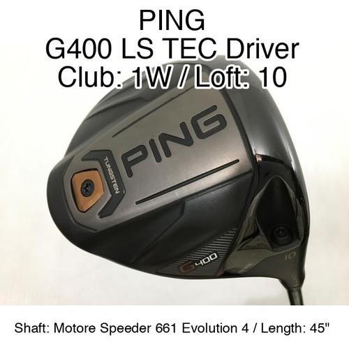 Driver ping g400 tec - tec, 1w