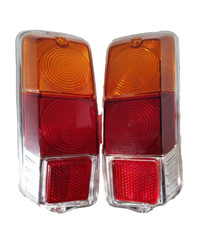 COPPIA PLASTICHE  FANALI  POSTERIORI  FIAT  500EPOCA  TIPO STARS alta QUALITÀ 