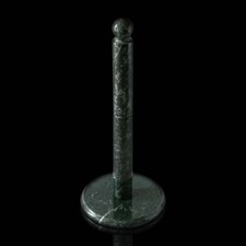 Porta Rotolo da Cucina Marmo Verde Marble Kitchen Classic Roll Holder H30cm
