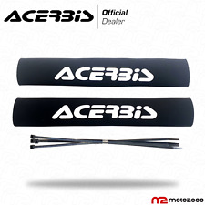 COPPIA SOFFIETTI NEOPRENE NERI FORCELLE ACERBIS COPERTURA PROTEZIONE STELI MOTO