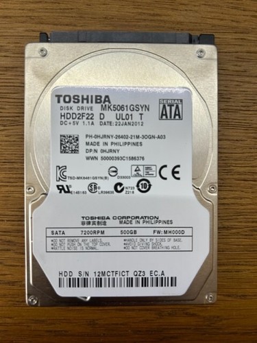 Toshiba 500 disco rigido - gb,