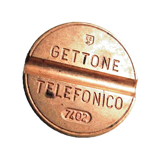 Gettone telefonico zecca - gettone,