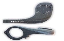 ELEVEN SUPPORTO STAFFA FRONTALE PER GARMIN EDGE EFFETTO CARBONIO