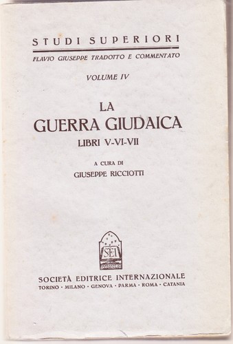 Guerra giudaica libri - la,