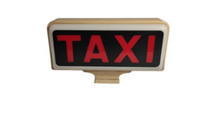Insegna TAXI ditta Spampinato '70/80