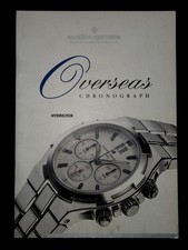 VACHERON CONSTANTIN OVERSEAS BROCHURE 1999 - RARE FIRST PRESS KIT REF. 49140 -