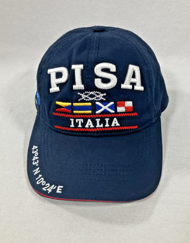 Cappello pisa italia blu navy - cappello,