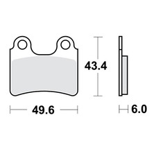 PASTIGLIE FRENO STANDARD TRW