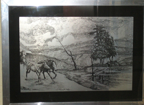 Quadro 72x55 serigrafia - cm,