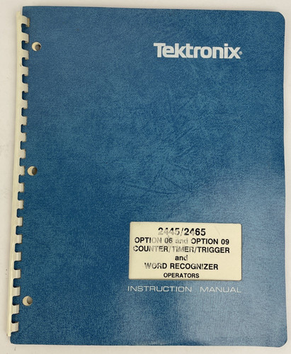 Tektronix 2445 2465 opzione - 2445,