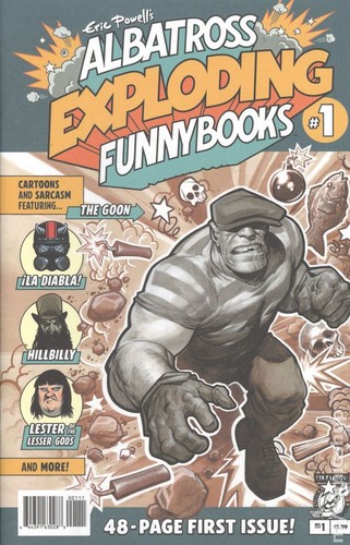 Albatross exploding funnybooks - albatross,