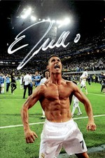 fotografia picture signed autografata Cristiano Ronaldo C7 300 euro (15x10 cm) 7