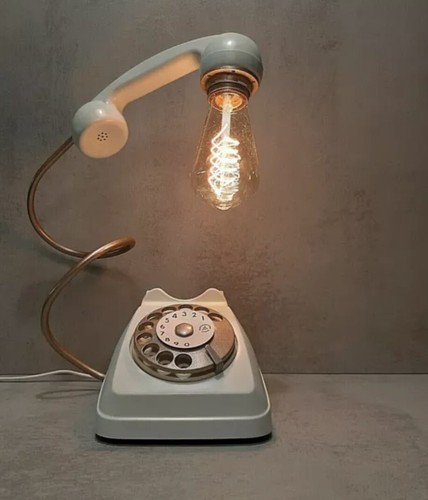 Lampada telefono vintage - lampada,